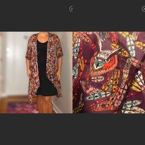 Rare Owl Feather Print Shirley